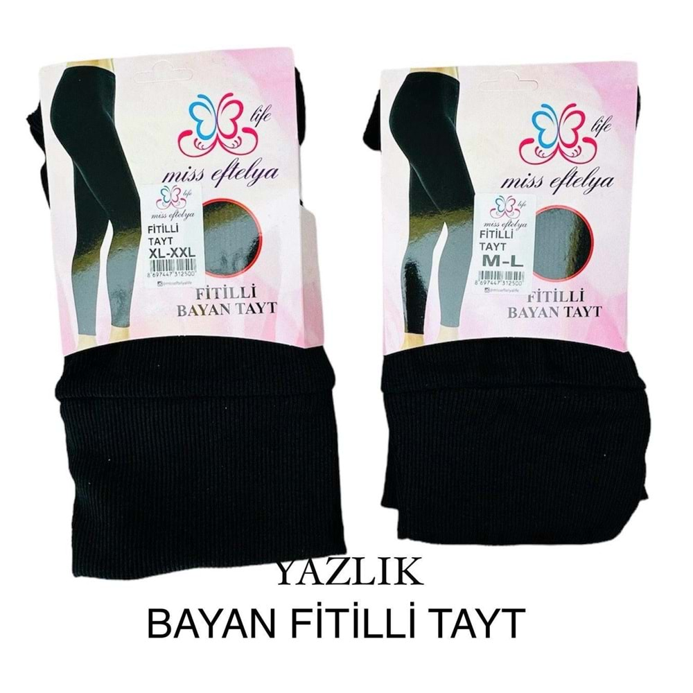 MİSS EFTELYA FİTİLLİ YAZLIK BAYAN TAYT