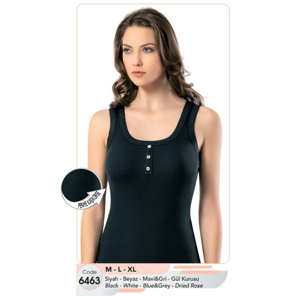 KOTA 6463 KAŞKORSE MODEL ATLET - SİYAH - M