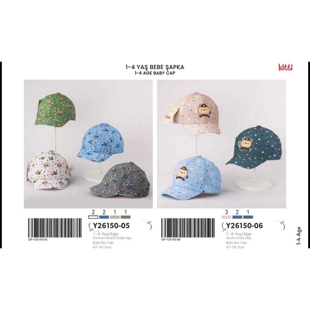 26150 DESENLİ ERKEK ŞAPKA
