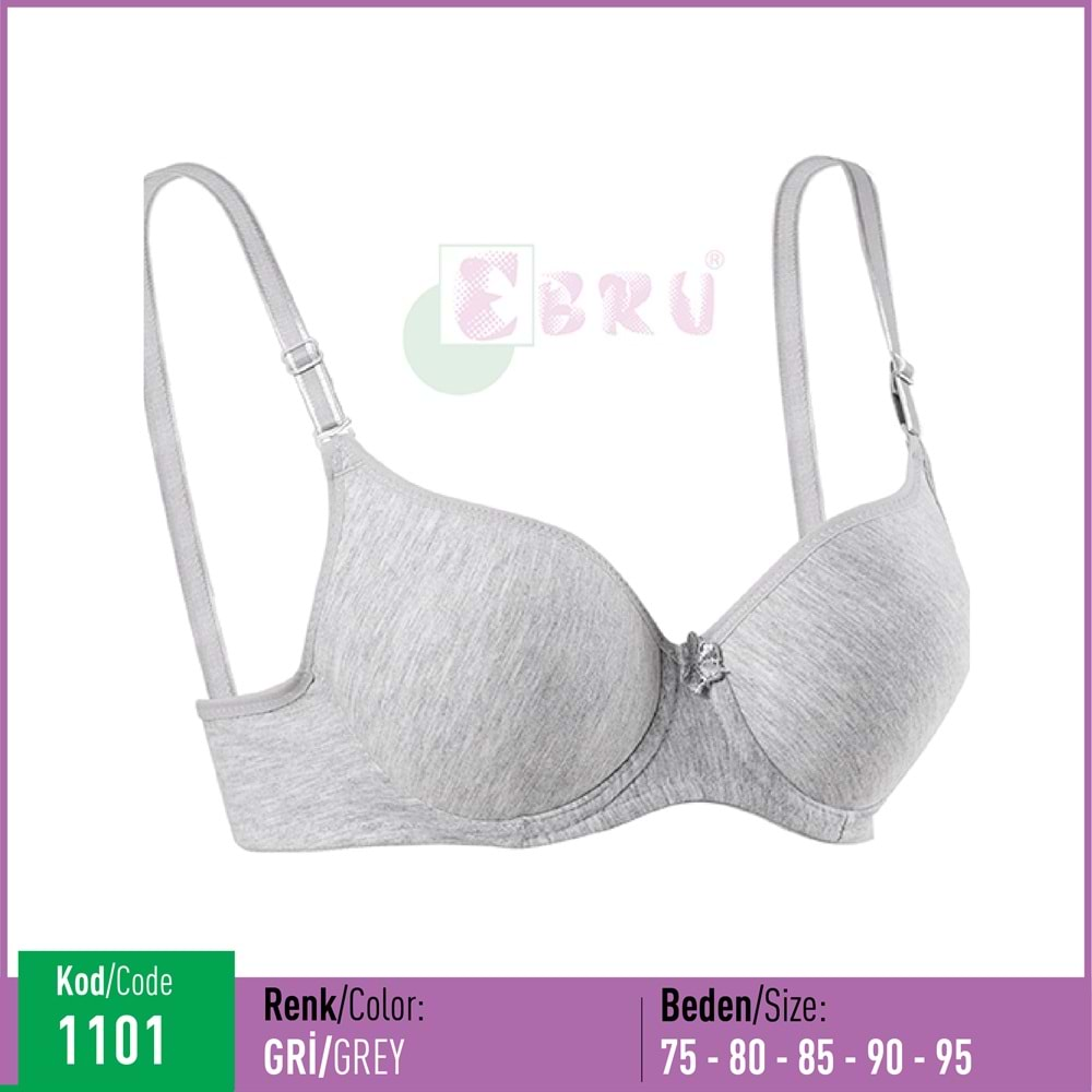 1101 EBRU SİLİKONLU BOŞ GRİ 75