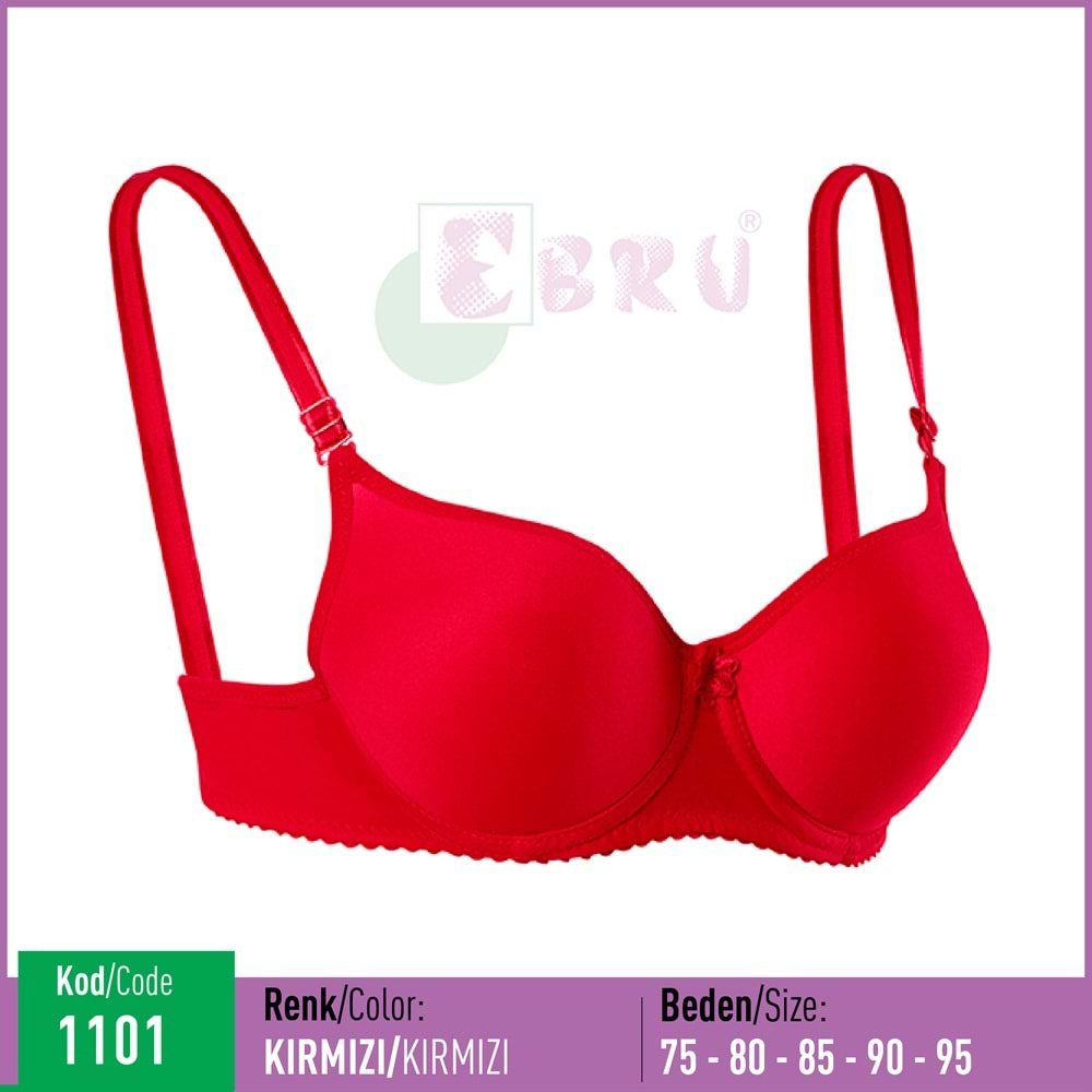 1101 EBRU SİLİKONLU BOŞ KIRMIZI 85