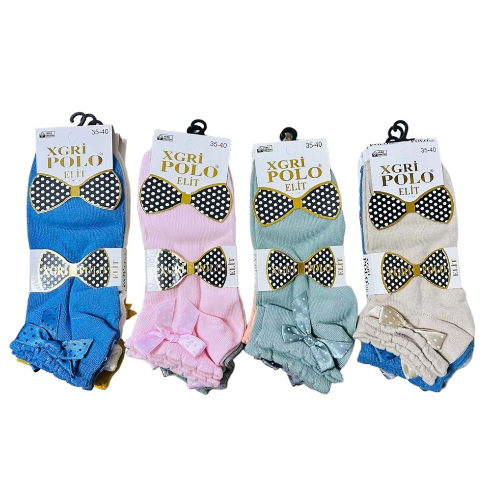 B-43 XGRİ POLO KURDALELİ BAYAN PATİK