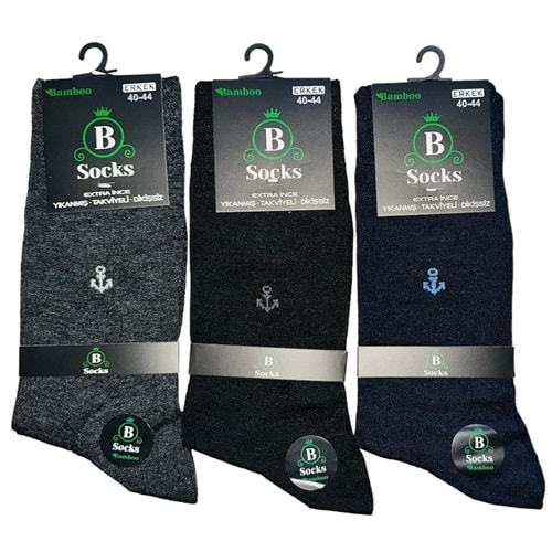 B SOCKS 4020 ERKEK SOKET ÇORAP