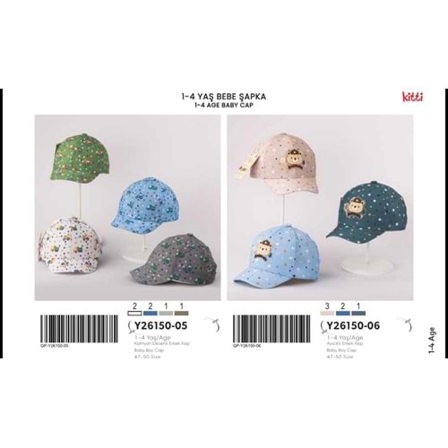 26150 DESENLİ ERKEK ŞAPKA