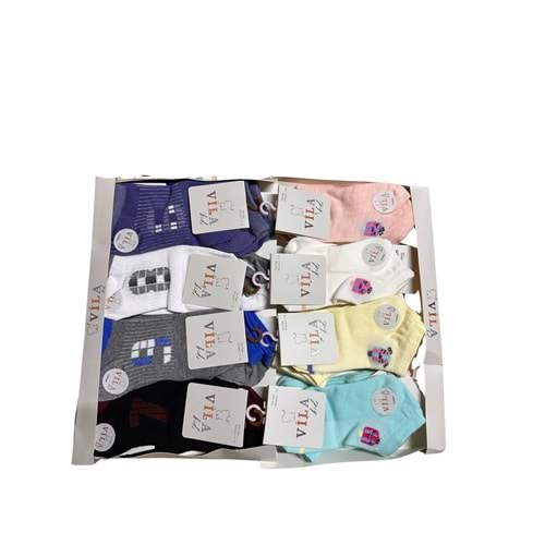 VİLA ÇOCUK PATİK - ASORTİ - 9