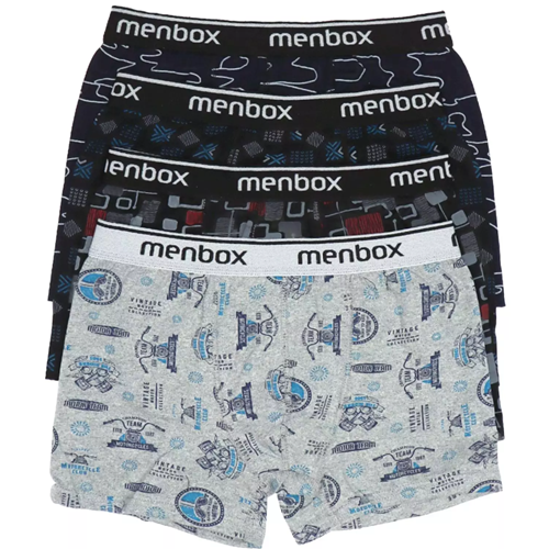 MENBOX 1052 ERKEK DESENLİ BOXER