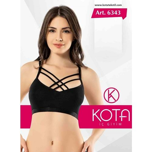 KOTA 6343 BÜSTİYER L-XL SİYAH