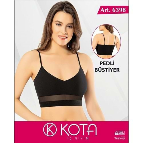 6398 KOTA BUSTİYER - SİYAH S- M