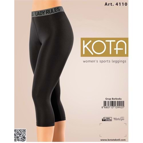 4110 KOTA YKSK BEL MODELLİ DİSCO KAPRİ TAYT L-XL