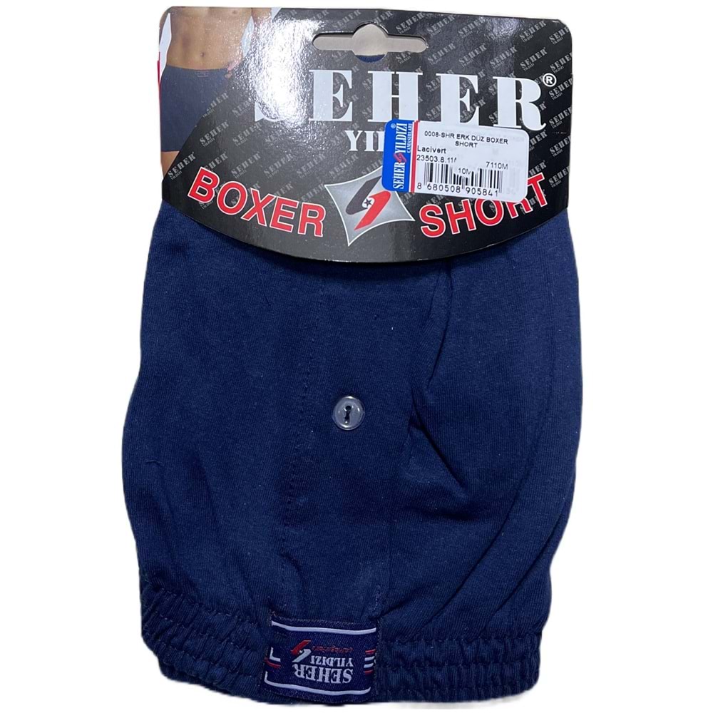 0008 SHR DÜZ BOXER LACİ L
